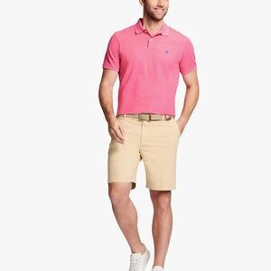 IZOD Men's Saltwater 9.5" Flat Front Chino Short